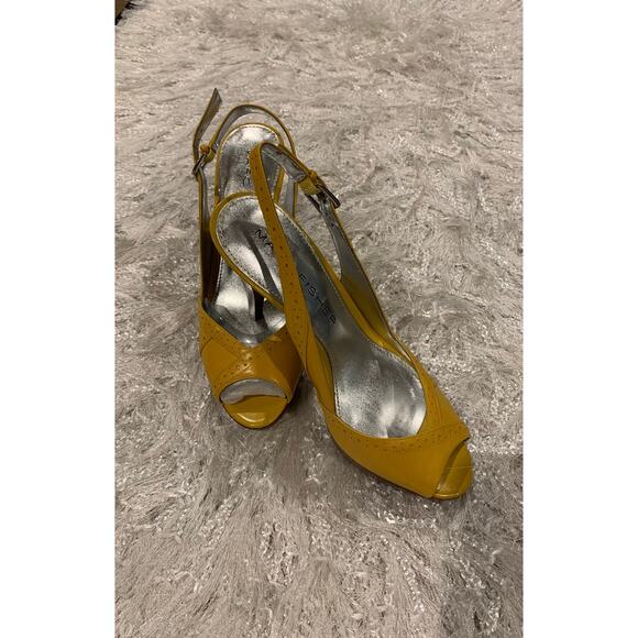 MARC FISHER Vendra Leather Heels 8.5 - Picture 1 of 8